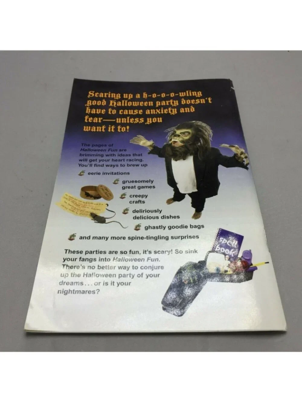 FBNR Favorite Brand Name Halloween Fun Magazine 2002 Party Ideas Games Crafts